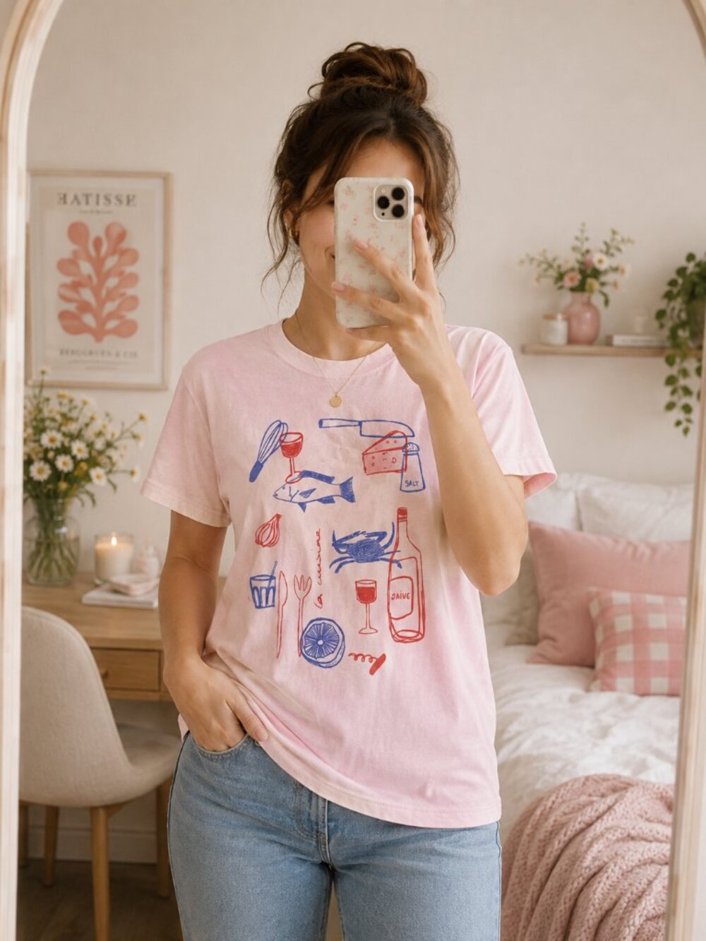 La Cuisine T-Shirt 🍷🥖✨ | French Kitchen Graphic Tee | Unisex Shirt